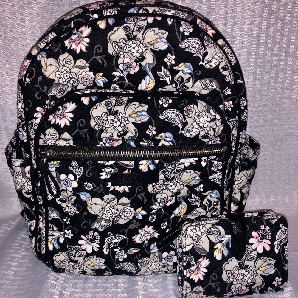 Vera Bradley mini backpack with wallet!